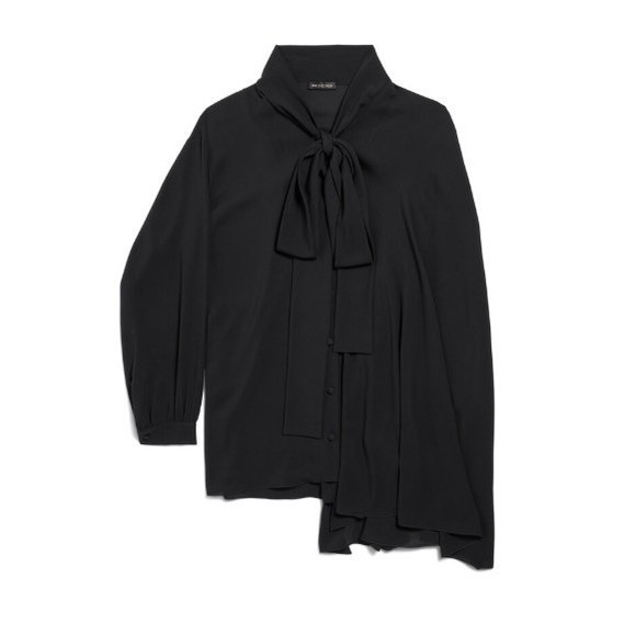 Balenciaga Flowing Black Shirt - NWT - Picture 1 of 3
